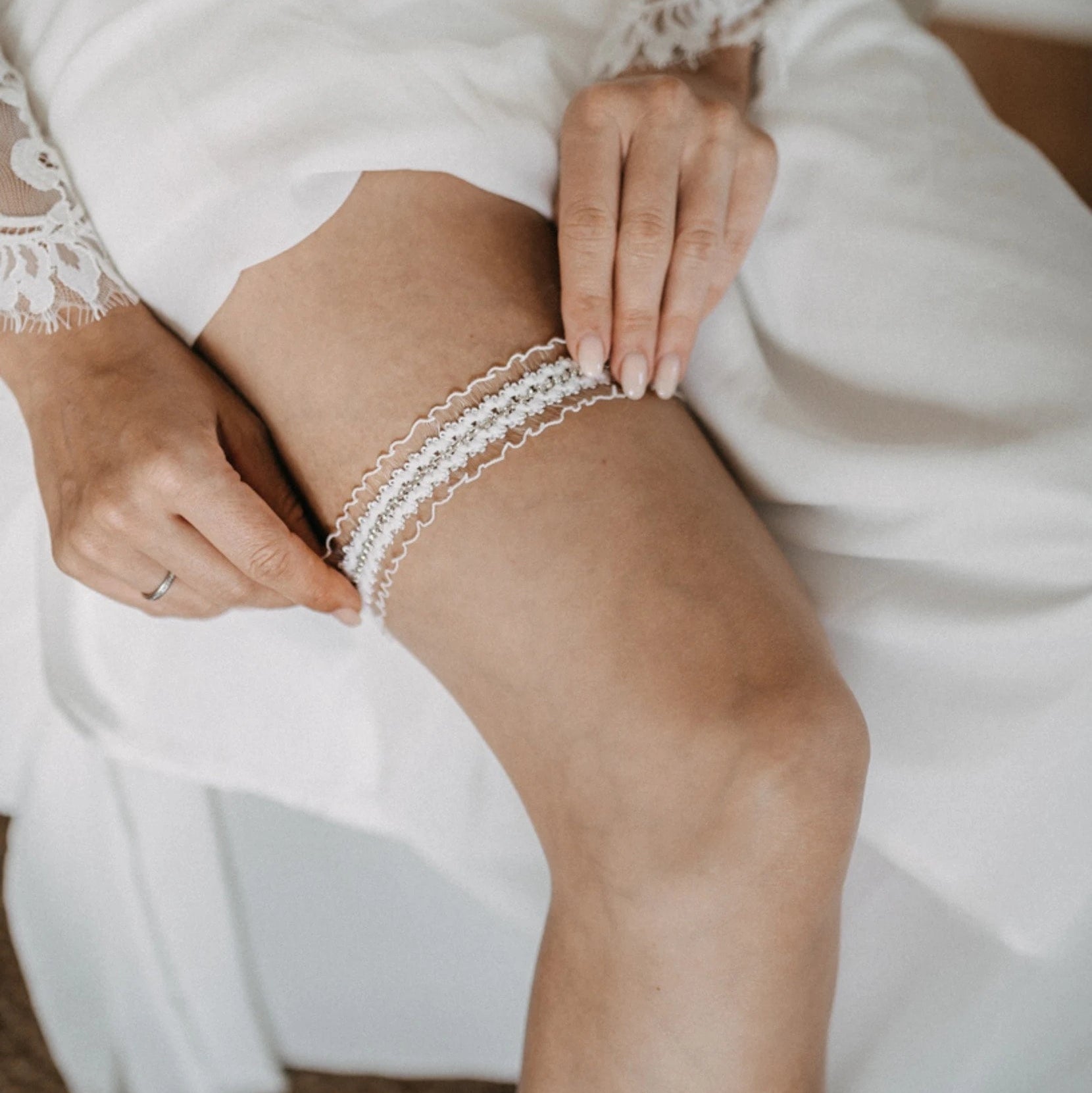 Strumpfband Hochzeit Vintage